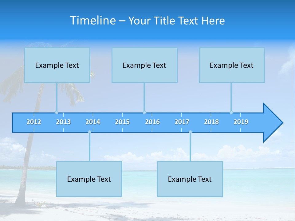 Caribbean Beach PowerPoint Template