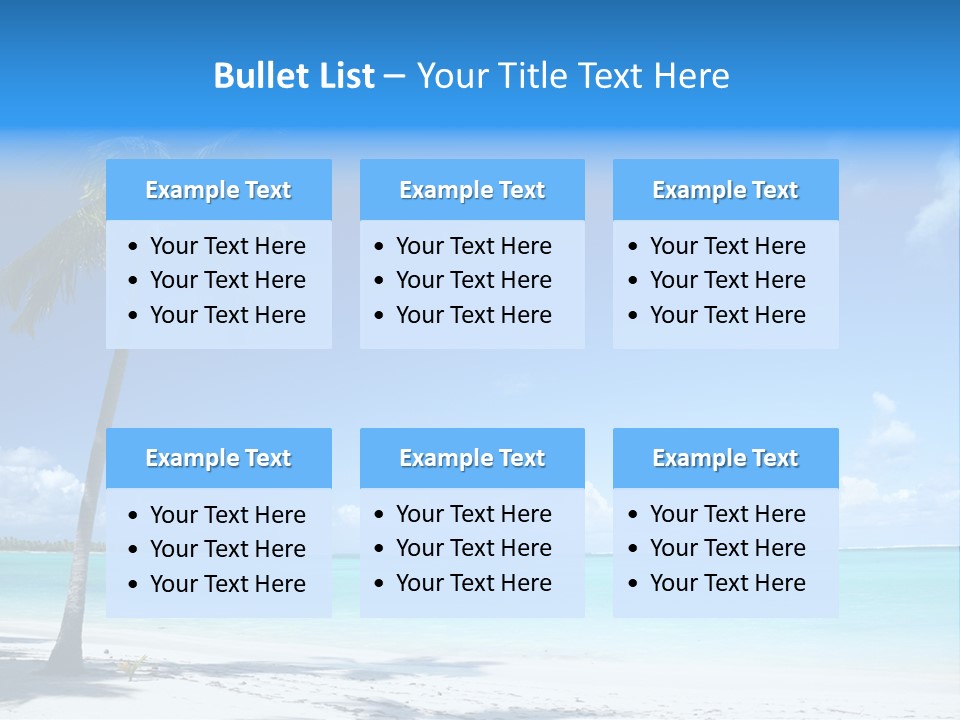 Caribbean Beach PowerPoint Template