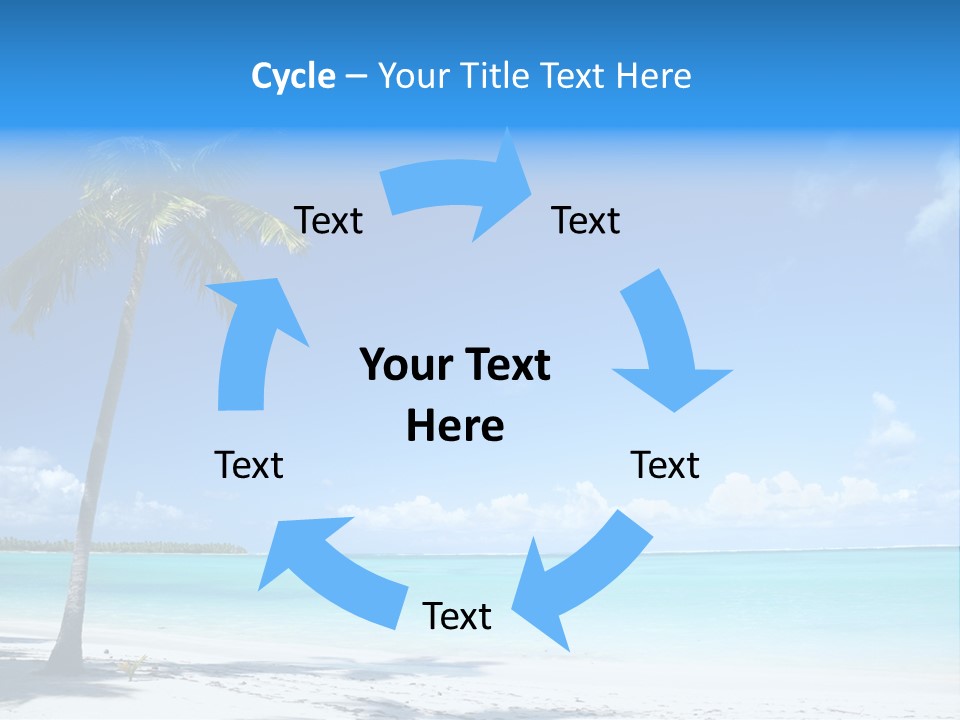 Caribbean Beach PowerPoint Template