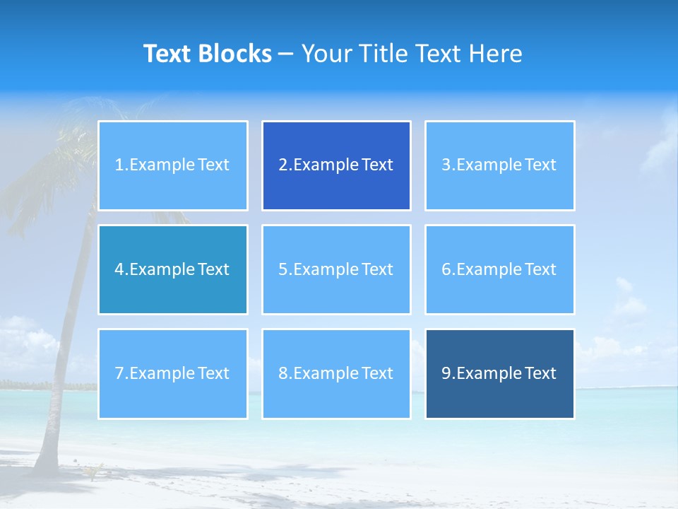 Caribbean Beach PowerPoint Template