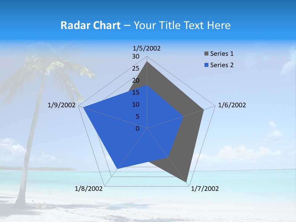 Caribbean Beach PowerPoint Template