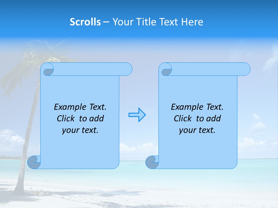Caribbean Beach PowerPoint Template