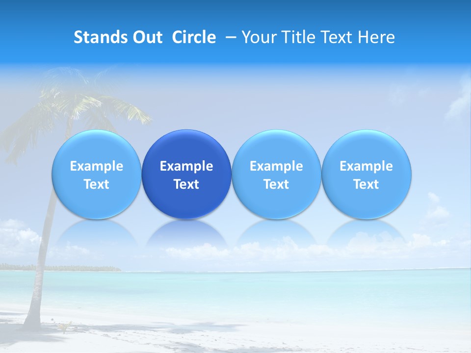 Caribbean Beach PowerPoint Template