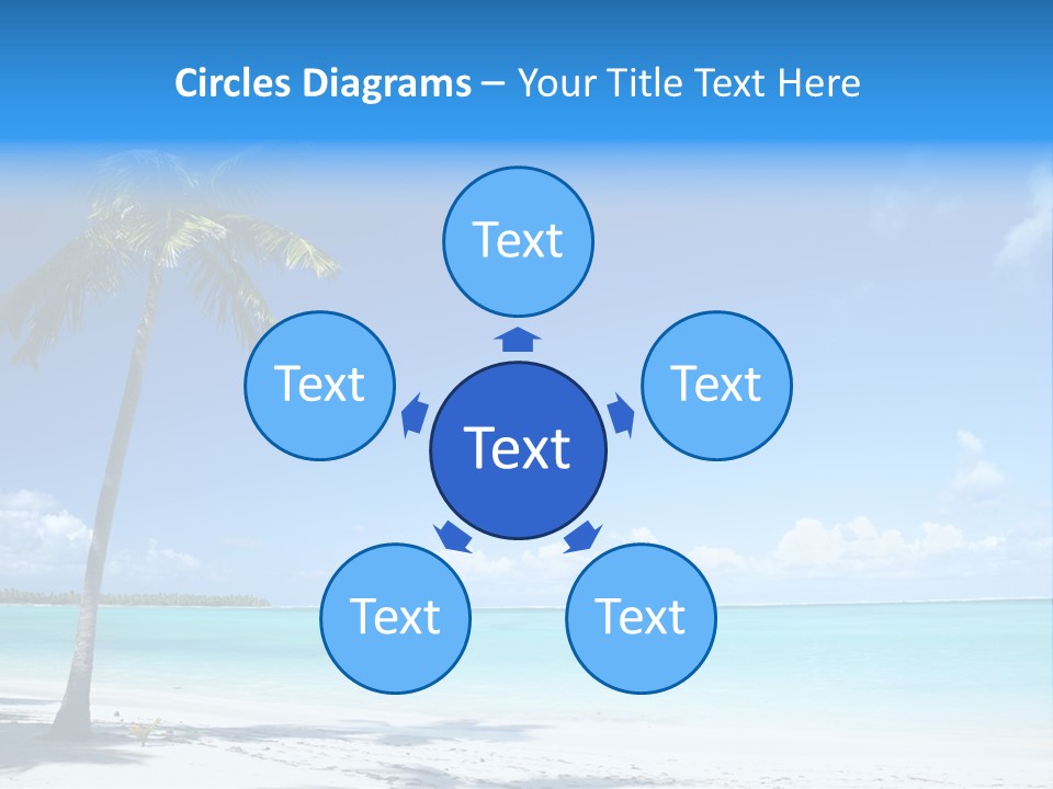 Caribbean Beach PowerPoint Template