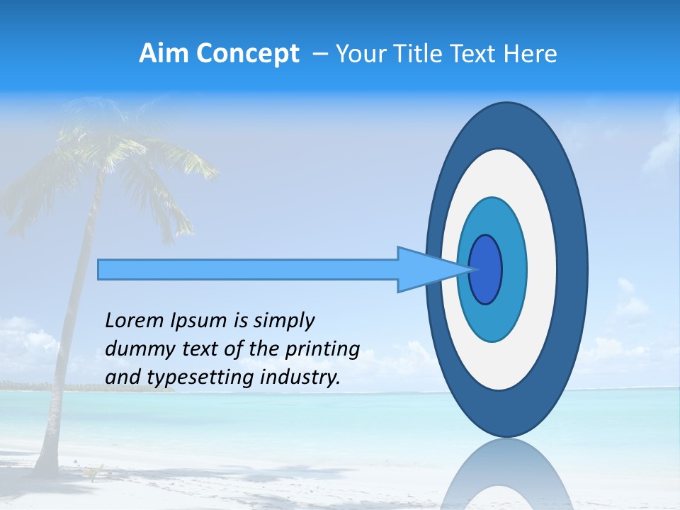 Caribbean Beach PowerPoint Template