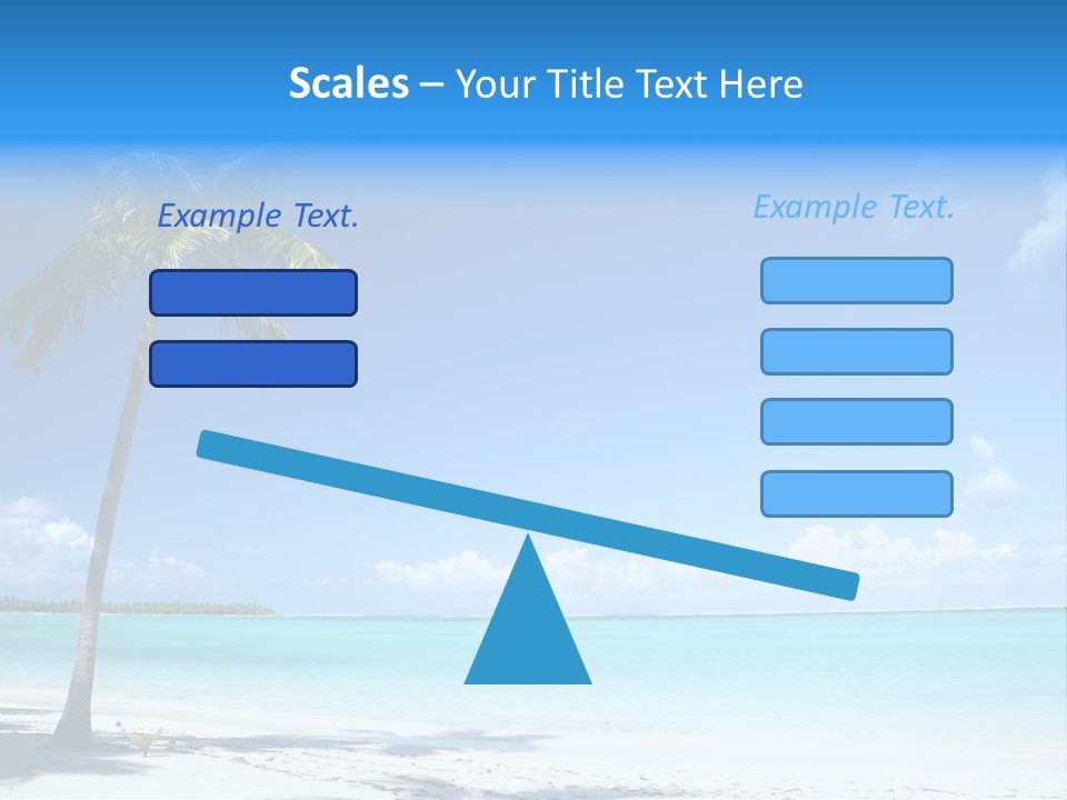 Caribbean Beach PowerPoint Template