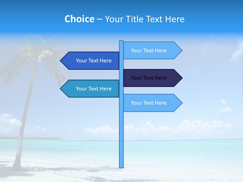 Caribbean Beach PowerPoint Template