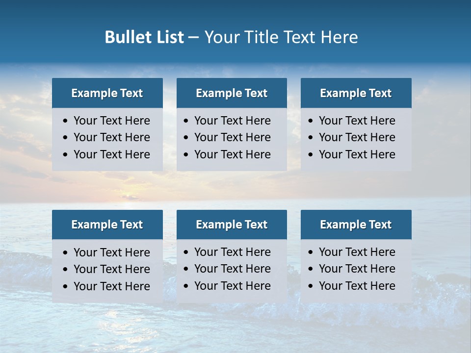 Beautiful Sea PowerPoint Template