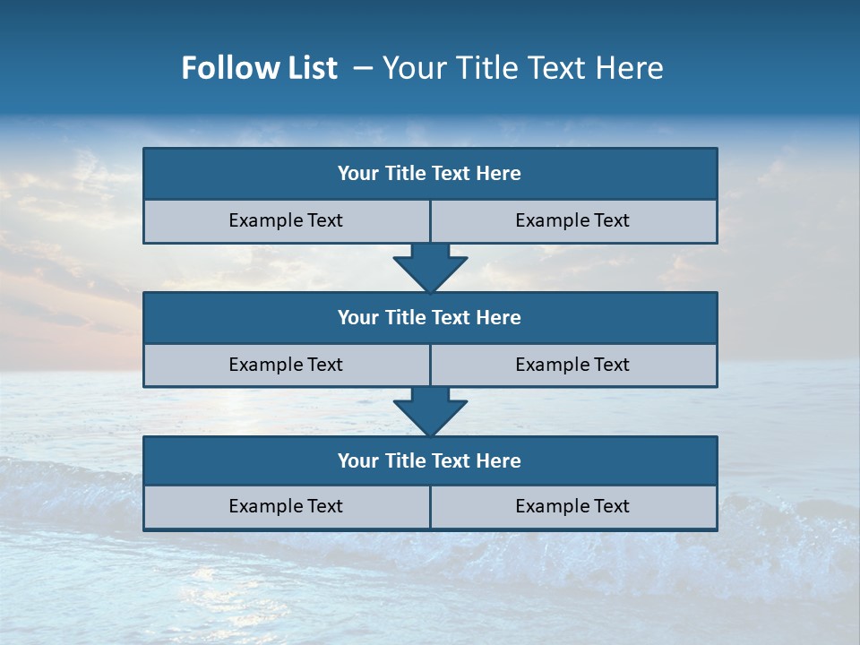 Beautiful Sea PowerPoint Template