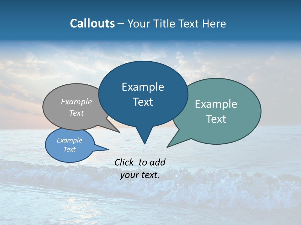 Beautiful Sea PowerPoint Template