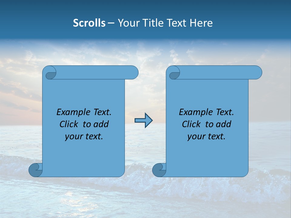 Beautiful Sea PowerPoint Template