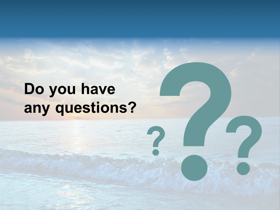 Beautiful Sea PowerPoint Template