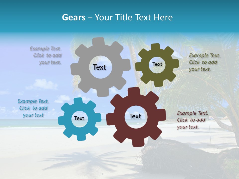 Nature Blue Sky PowerPoint Template