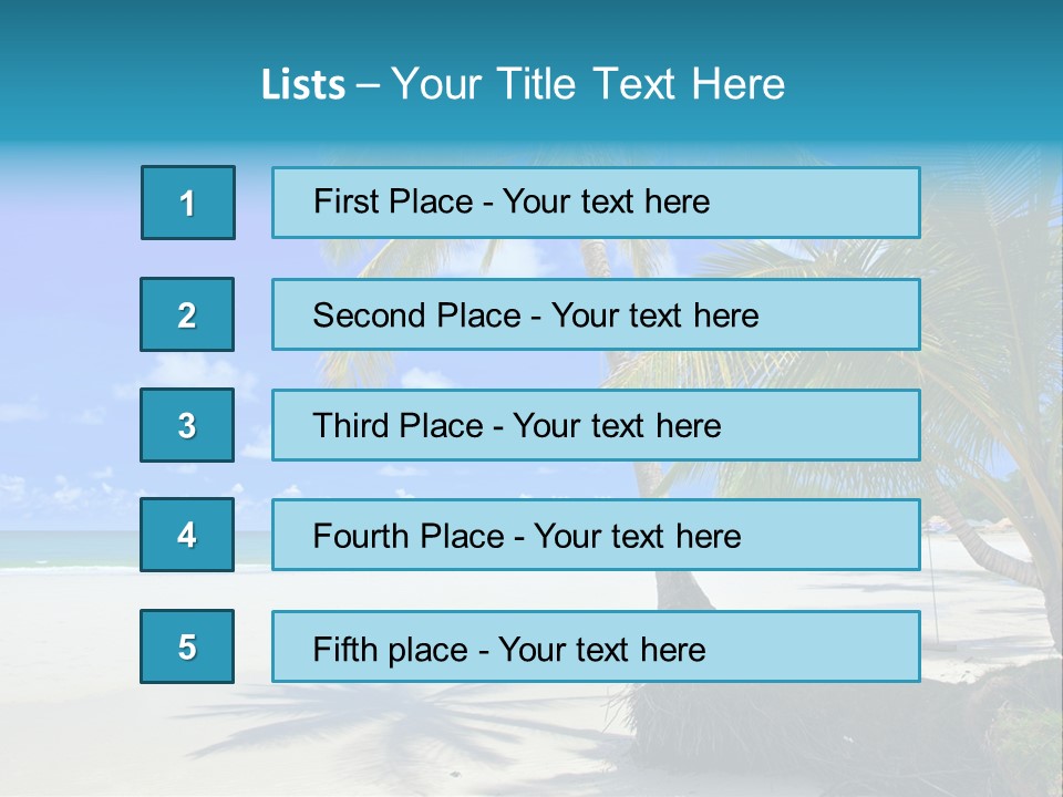 Nature Blue Sky PowerPoint Template