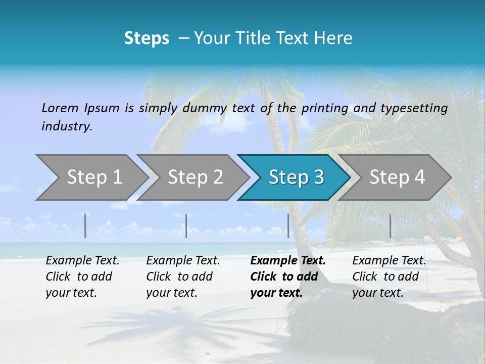 Nature Blue Sky PowerPoint Template