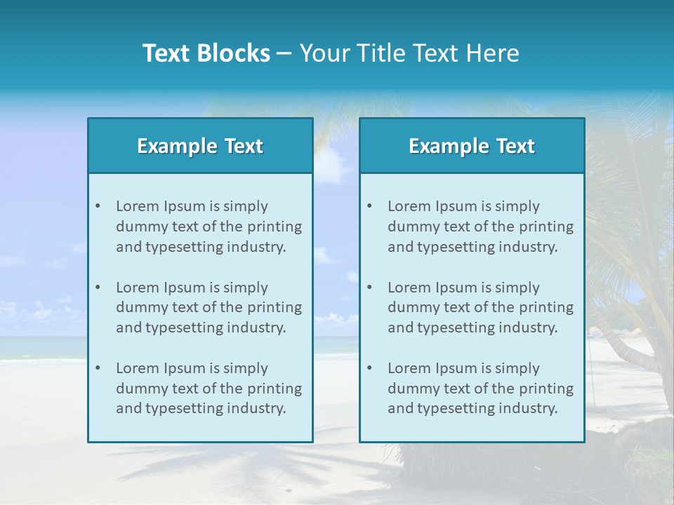Nature Blue Sky PowerPoint Template