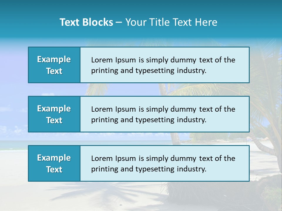 Nature Blue Sky PowerPoint Template