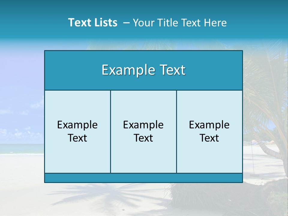 Nature Blue Sky PowerPoint Template