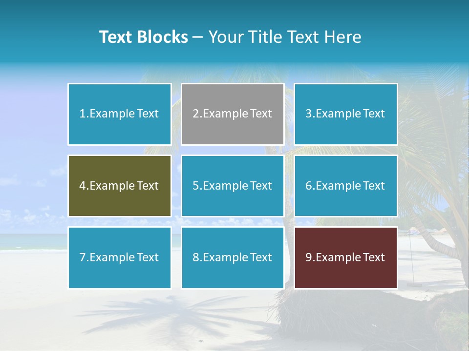 Nature Blue Sky PowerPoint Template