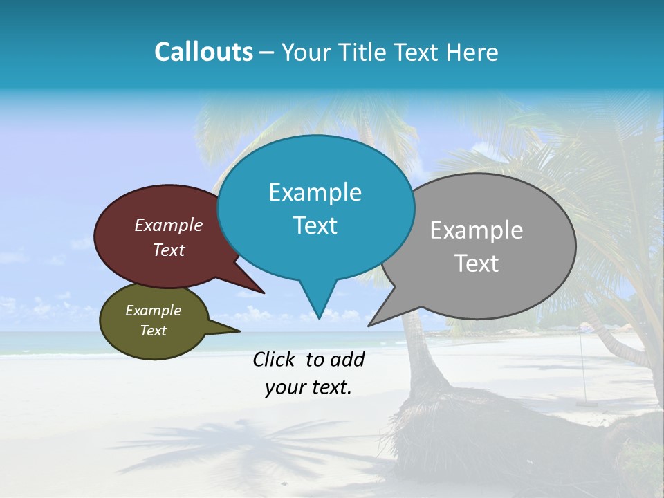 Nature Blue Sky PowerPoint Template