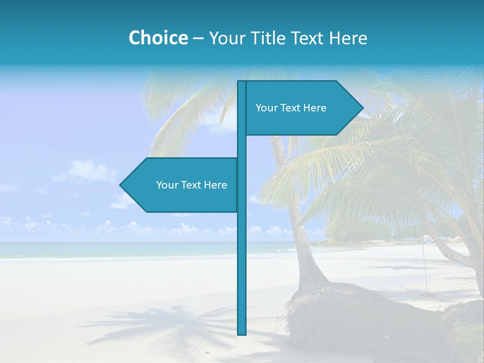 Nature Blue Sky PowerPoint Template