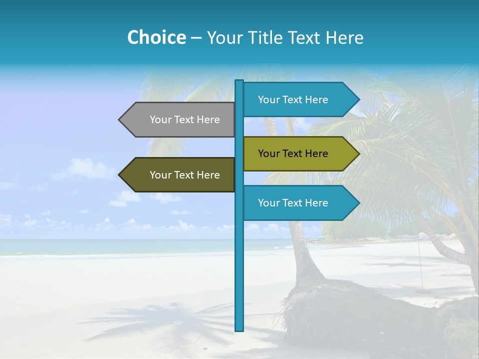 Nature Blue Sky PowerPoint Template