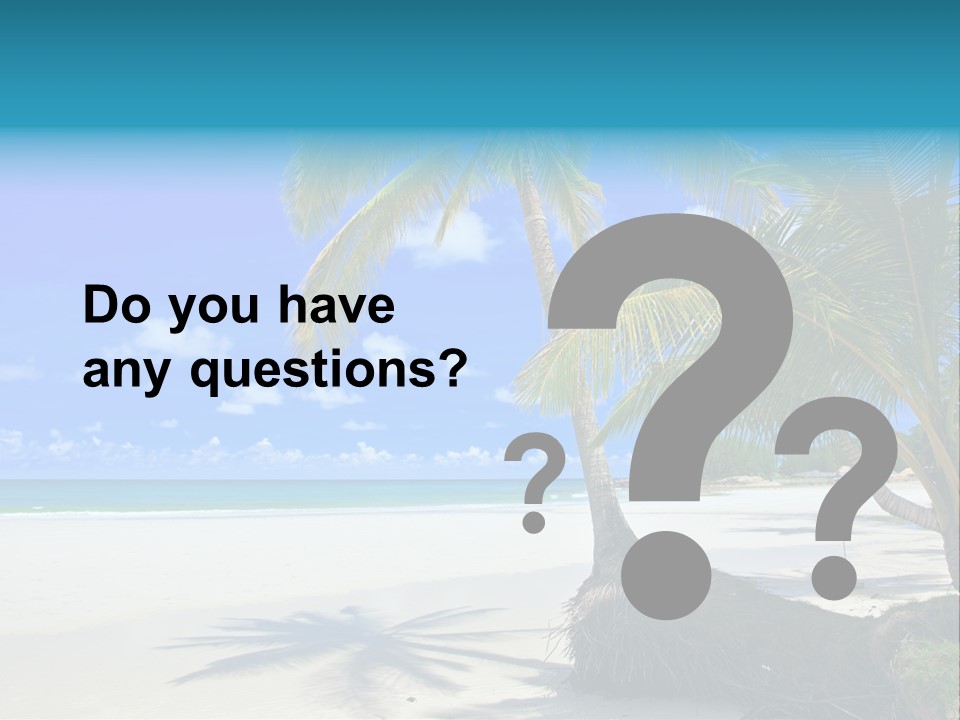 Nature Blue Sky PowerPoint Template