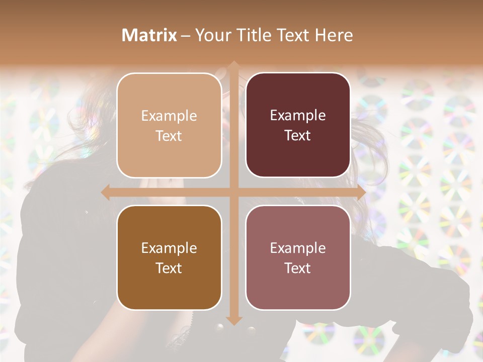 Woman Sunglasses PowerPoint Template