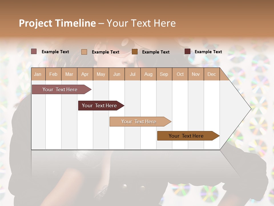 Woman Sunglasses PowerPoint Template