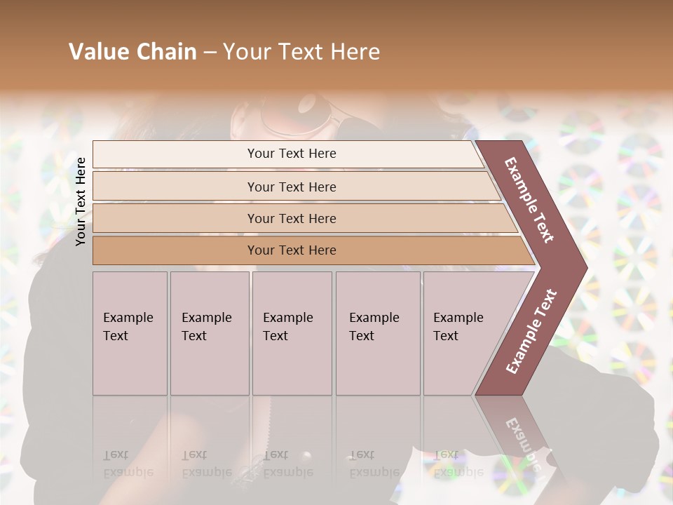 Woman Sunglasses PowerPoint Template