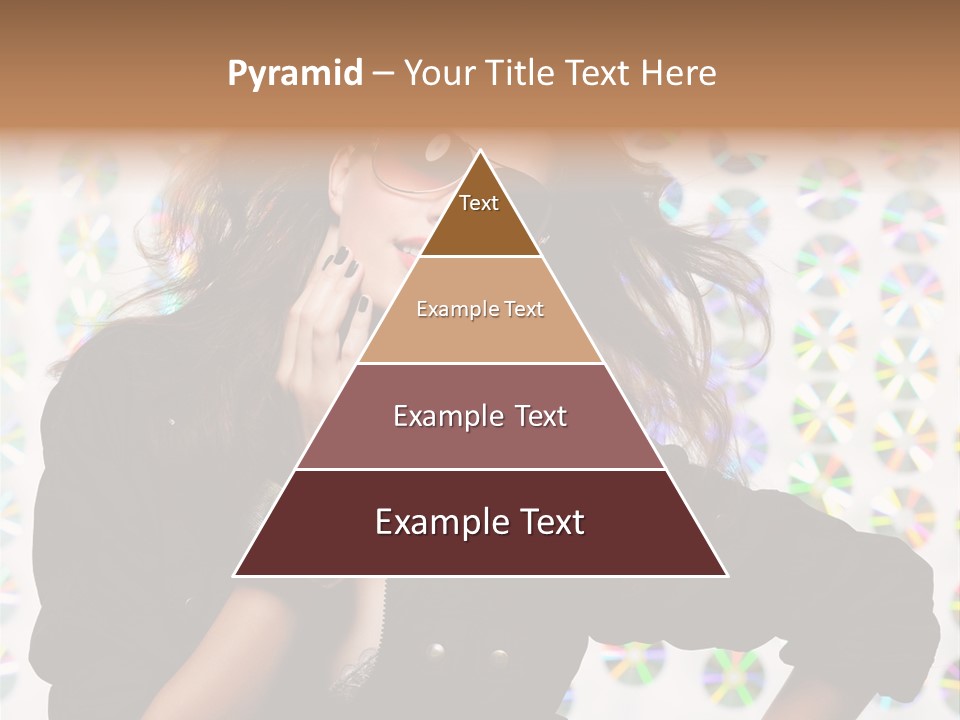 Woman Sunglasses PowerPoint Template