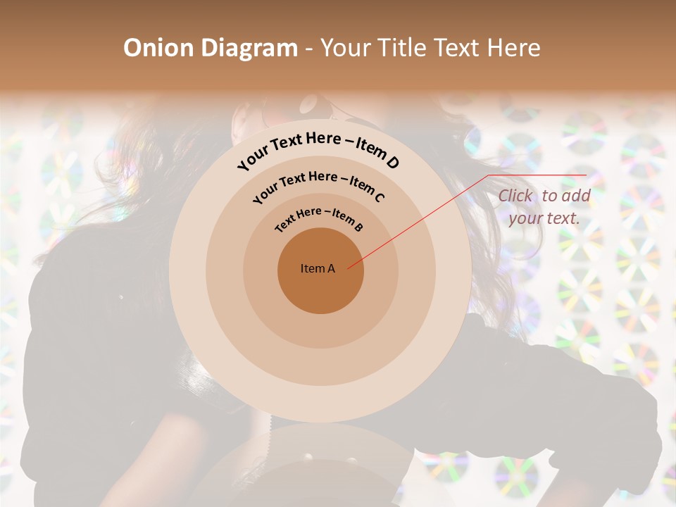 Woman Sunglasses PowerPoint Template