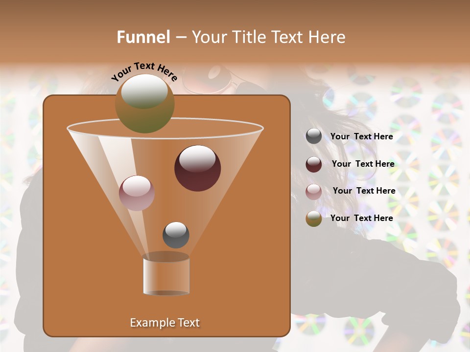 Woman Sunglasses PowerPoint Template