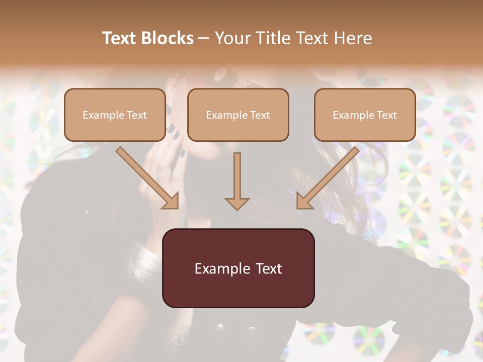 Woman Sunglasses PowerPoint Template
