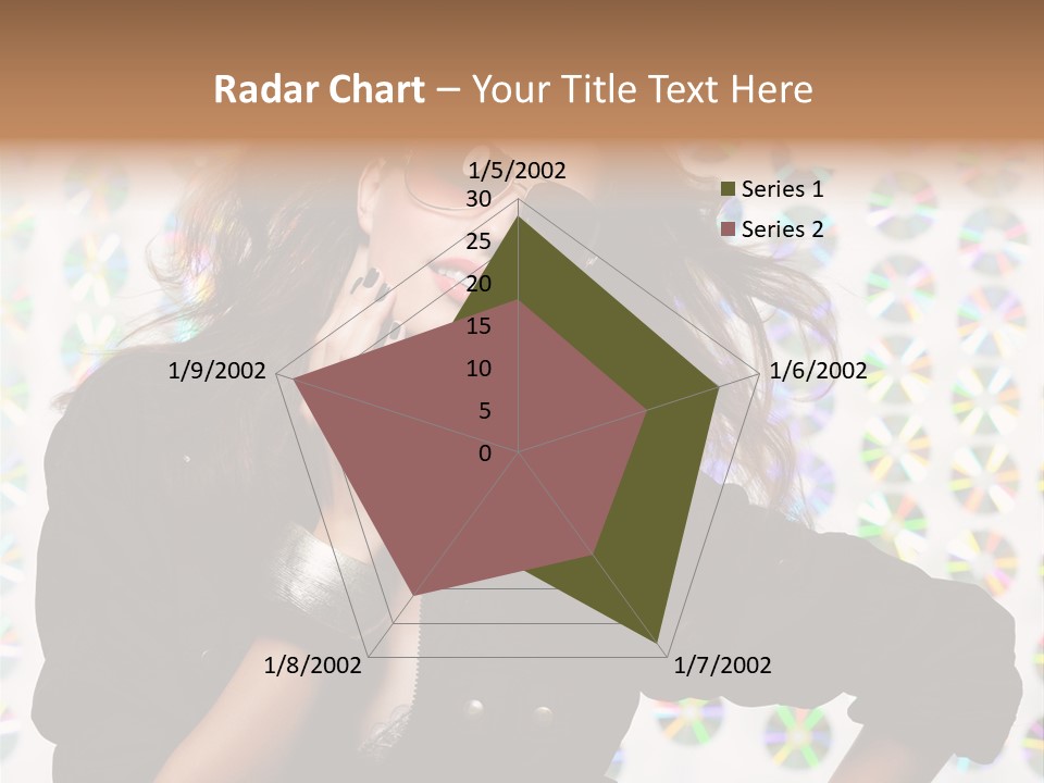 Woman Sunglasses PowerPoint Template