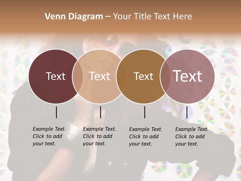 Woman Sunglasses PowerPoint Template