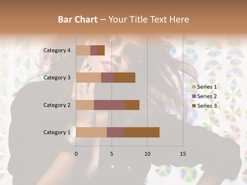 Woman Sunglasses PowerPoint Template
