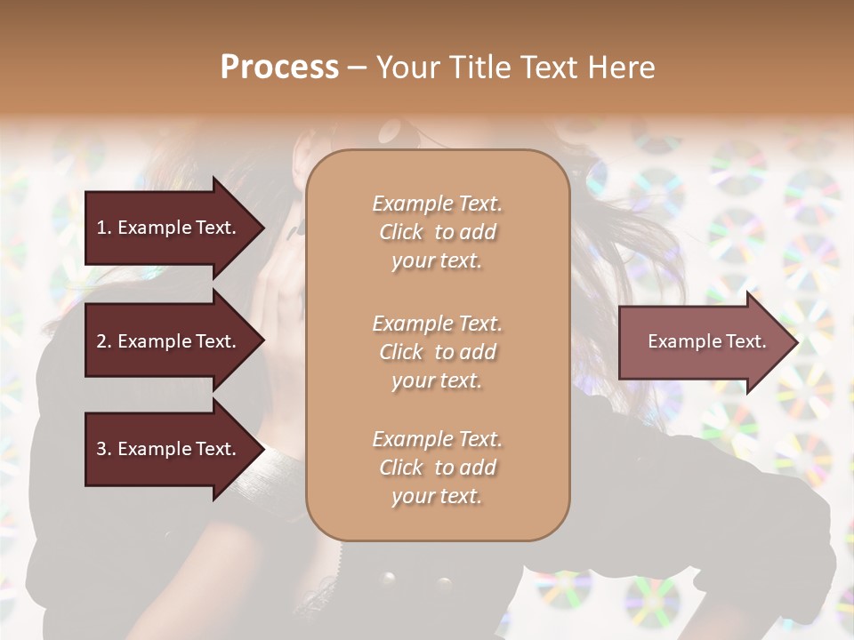 Woman Sunglasses PowerPoint Template