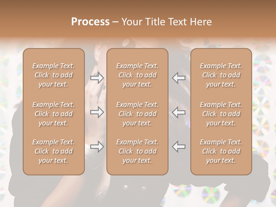 Woman Sunglasses PowerPoint Template