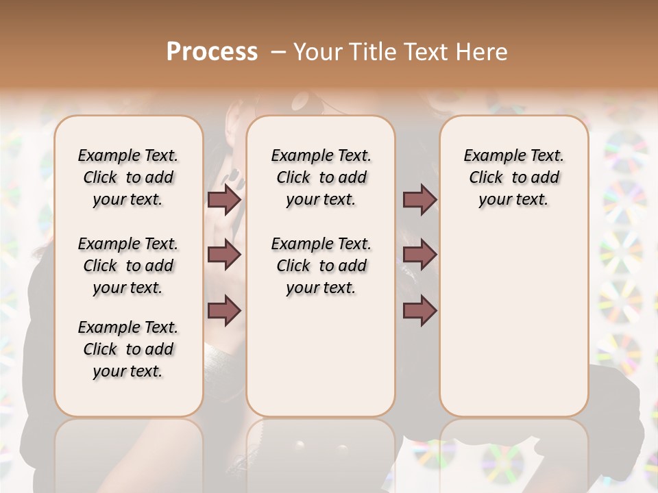 Woman Sunglasses PowerPoint Template