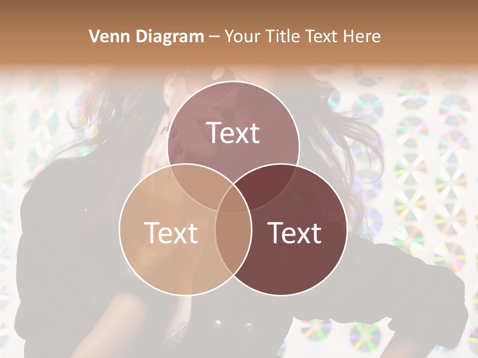 Woman Sunglasses PowerPoint Template