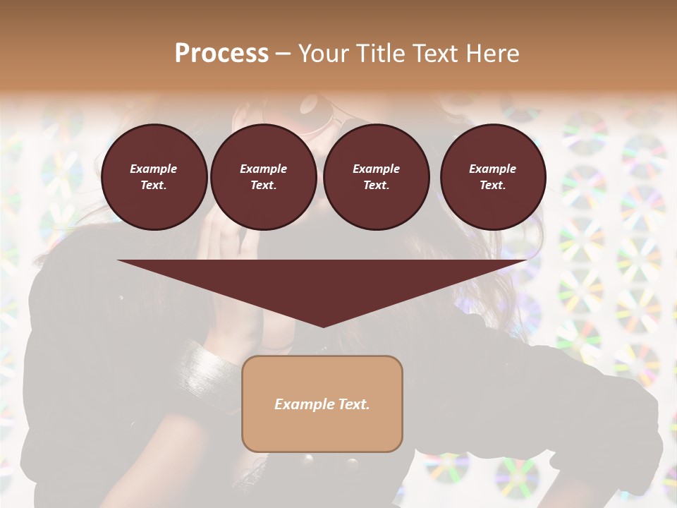 Woman Sunglasses PowerPoint Template