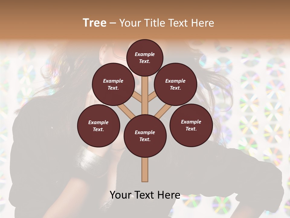 Woman Sunglasses PowerPoint Template