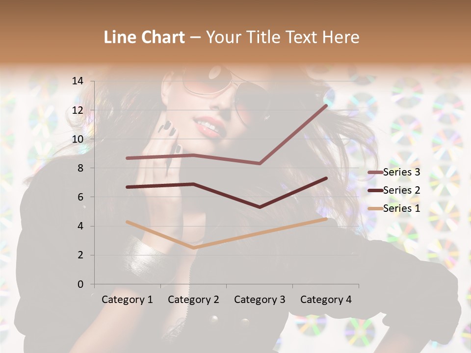 Woman Sunglasses PowerPoint Template