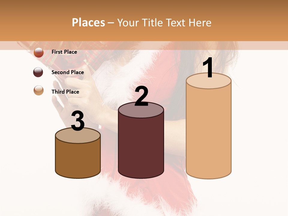 Santa & Girls PowerPoint Template