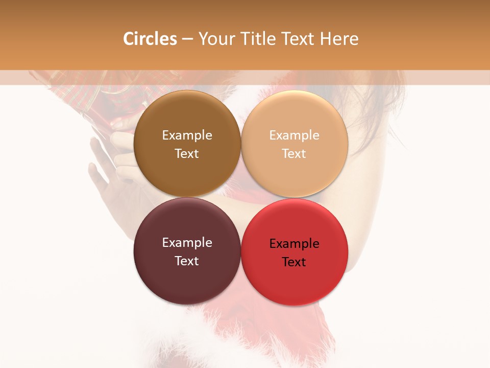 Santa & Girls PowerPoint Template