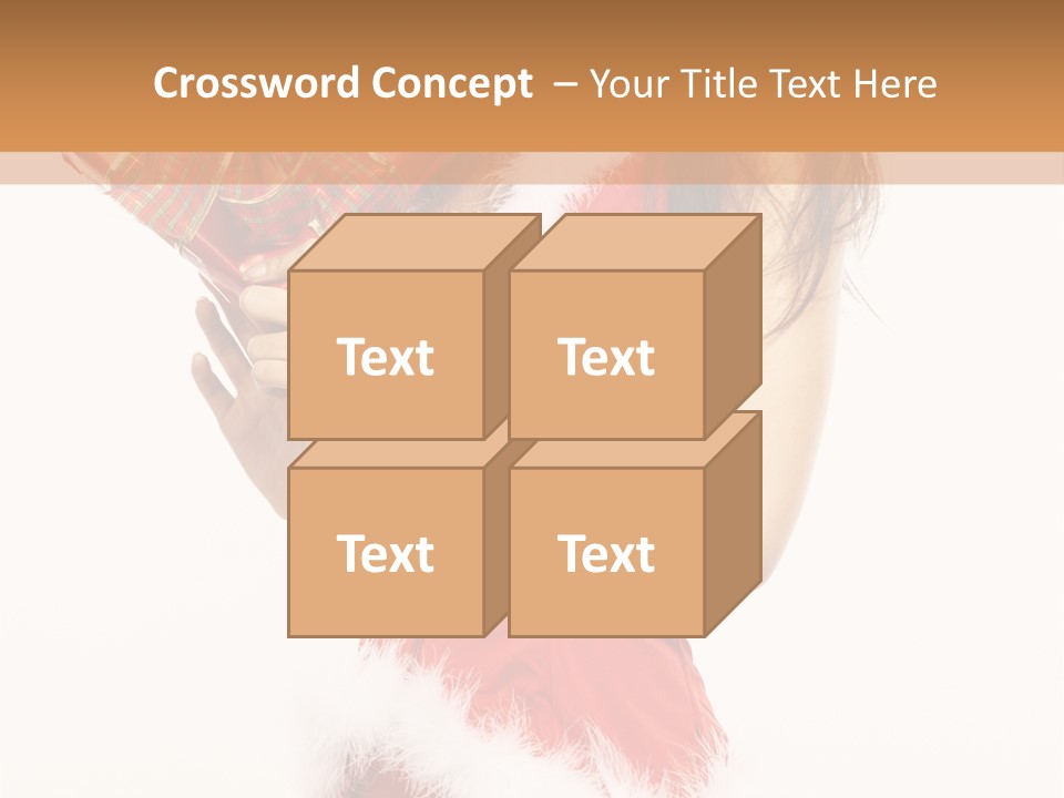 Santa & Girls PowerPoint Template