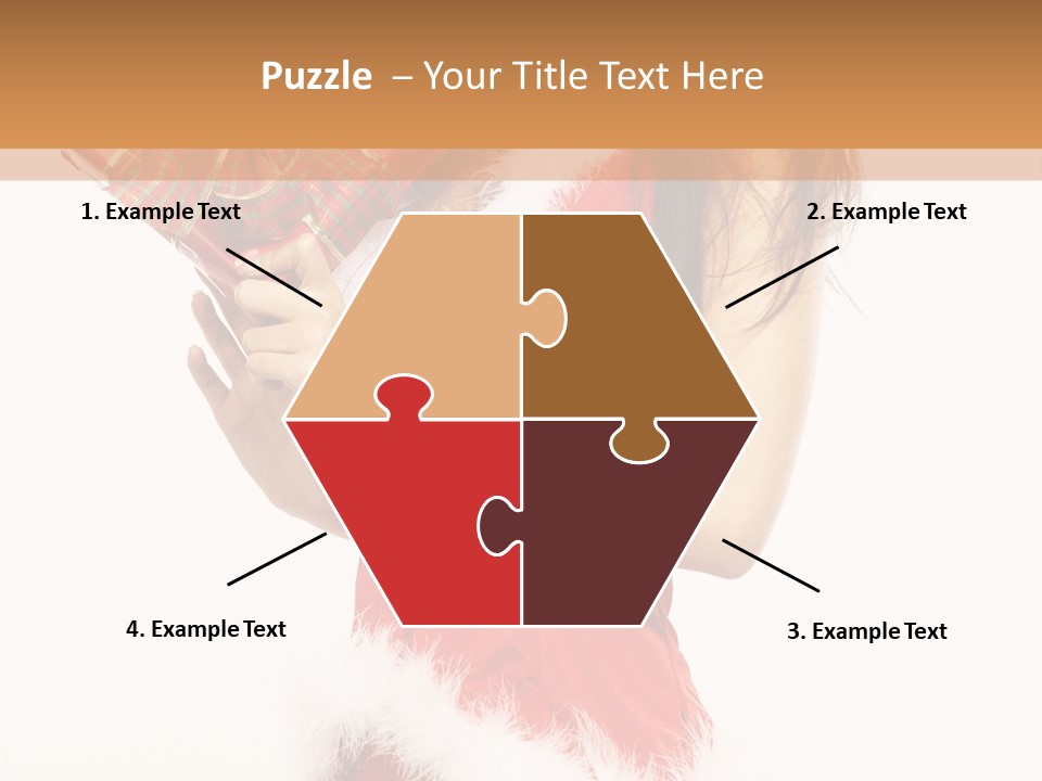 Santa & Girls PowerPoint Template