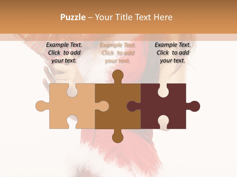 Santa & Girls PowerPoint Template