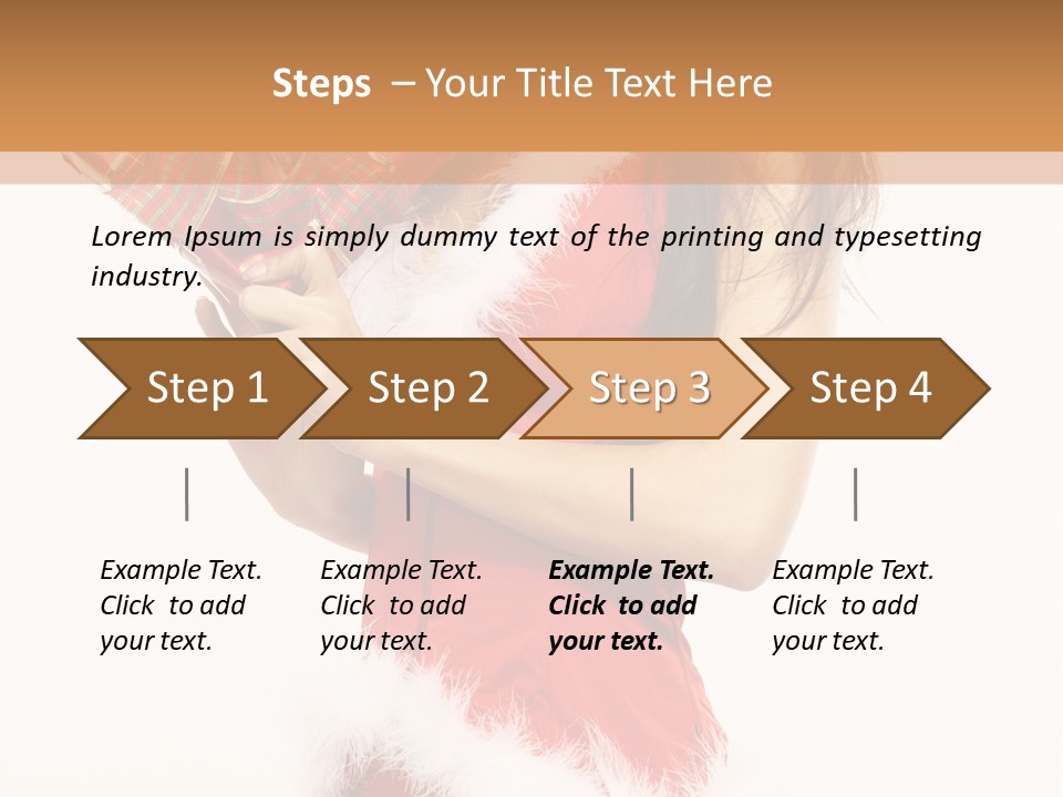 Santa & Girls PowerPoint Template